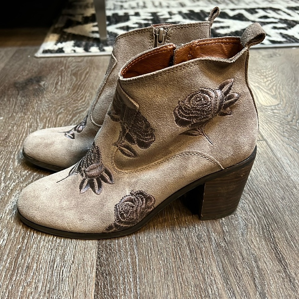 Lucky Brand Leather Booties